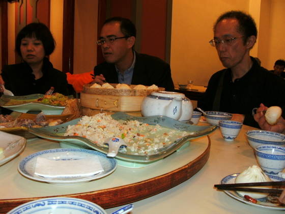 南京料理の昼食