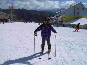 岩鞍スキー場での恩田