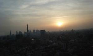 法政大学ボアソナードタワーからの夕景