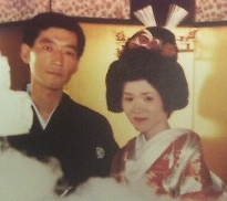 野口英夫さんと加代子さんの結婚写真