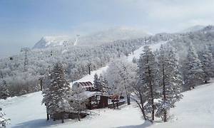 蔵王連山とゴンドラ