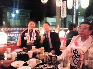 小宮山泰子議員と松原さん佐藤さん