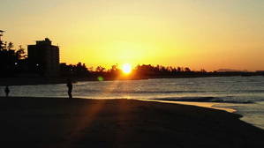 皆生の夕日