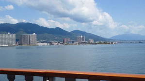 琵琶湖の西岸
