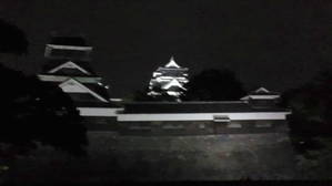 夜の熊本城