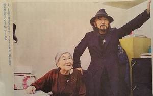 １０１歳の冨美先生と山本耀司さん