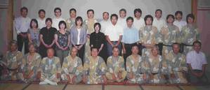 井川館での懇親会