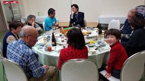 名寄市長を囲んでさよならパーテー