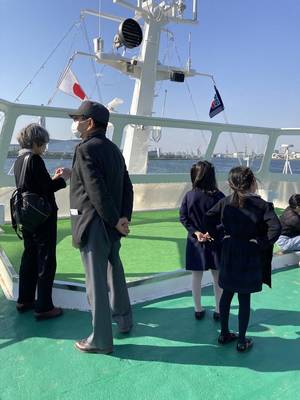 横浜クルーズ船上