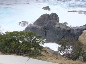 日本海の荒波